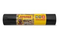 Мешок для мусора 100л рулон ПВД (60х100)-70 черный ПРОРАБ (10 шт) Ромашка 1/10