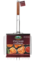 Решетка для барбекю глубокая Русская 29х22х5см Пикничок 1/1 