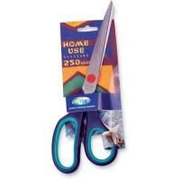 Ножницы 250мм метал сине-зелен вставки европодвес Home Use Centrum 1/12/120 