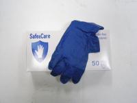 Перчатки смотровые нест сверхпрочные латекс синие High Risk Safe&Care DL 210 S 25/250 nelK 